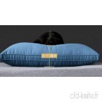 KLGG Pillow Household Adult One Single Wash Pillow Can Be Machine Wash Pillow High Pillow Blue - B07VQL88BD